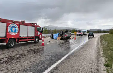 Antalya’da Yağmur Facia Getirdi: Lüks Otomobil Takla Attı