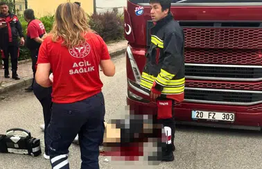 Süt Fabrikasındaki Mesaisine Gidiyordu, TIR Eceli Oldu