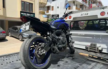 Manavgat’ta Trafik Denetiminde Abartılı Egzozlu Motosiklete Ağır Ceza!