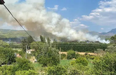 Muğla Seydikemer’de Orman Yangını! 7 Hava Aracı Bölgede