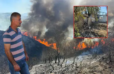 Serik Yangınında Engelli Ablasını Alevlerden Kurtardı