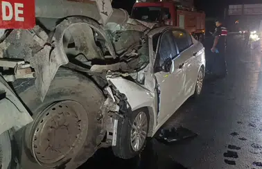 Manavgat'ta Akaryakıt Tankerine Çarpıp Sürüklendi! İnfaz Koruma Memuru Kurtarılamadı