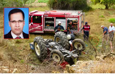Manavgat'ta Devrilen Traktörün Altında Kalan İbrahim Öğretmen Kurtarılamadı
