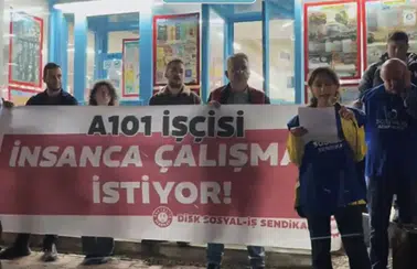 A101 İşçileri İçin Eylemler 8 Noktada Devam Etti! Antalya da Listede