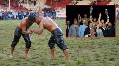 673. Elmalı Yağlı Güreşlerinde Zafer Enes Doğan’ın