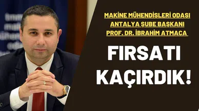 Fırsatı kaçırdık!