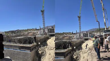 Hatay’da Tabla Çöktü! Göçük Altında Kalan 2 İşçi Yaralandı