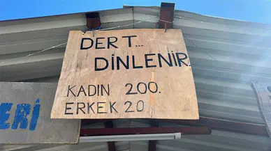 Hatay’da Esnafın Mizahi Tabelası İlgi Odağı Oldu! Dert Tarifesi Şaşırttı