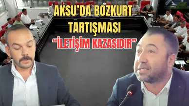 Aksu Belediye Meclisi Bozkurt Tartışmasıyla Sallandı!