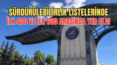 Akdeniz Üniversitesi Dünya Sıralamasındaki İvmesiyle Göz Doldurdu