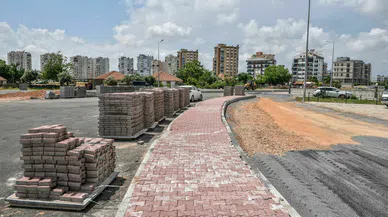 Göksu’nun caddeleri güzelleşiyor