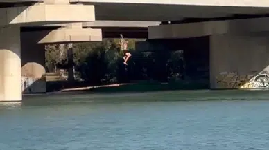 Adana’da Gençlerin Tehlikeli Serinlik Arayışı Kameraya Yansıdı