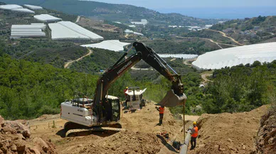 Oteller bölgesine su deposu