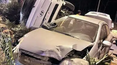 Mersin’de Otomobille Kamyonetin Birbirine Girdiği Kazada 4 Yaralı!