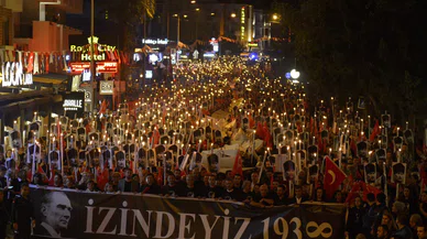 Muratpaşa’da Binler Ata’ya Saygı Yürüyüşünde Buluştu