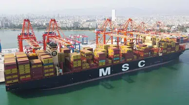 Mersin Limanı Dünyanın En Dev Konteyner Gemisini Ağırladı