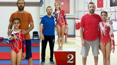 Kepez’in cimnastikçilerine 3 altın
