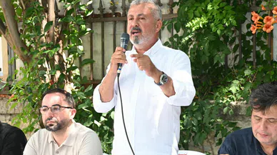 Şükrü Sözen, Side'de eylem yapan esnafla bir araya geldi, "Siyasete alet olmayın"