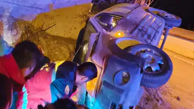 Isparta’da Kontrolden Çıkan Araç Takla Attı! 2 Yaralı