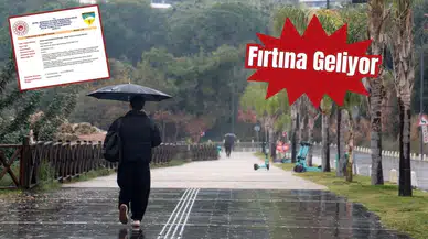 Antalya Meteoroloji’den Kritik Fırtına Duyurusu