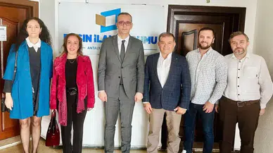 Akdeniz Gerçek Gazetesi'nden BİK Antalya Müdürü Mevlüt Uluçamlıbel'e Ziyaret
