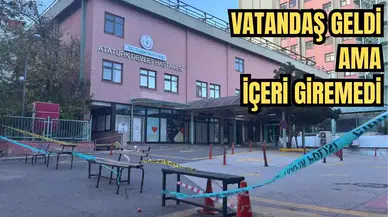 57 Yıllık Atatürk Devlet Hastanesi'nin Kapısına Kilit Vuruldu