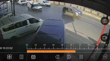 Adana’da Genç Adamın Ölümden Döndüğü Kaza Kamerada!