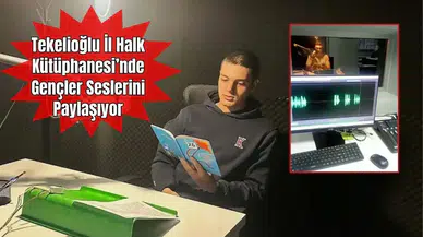 Antalya’da Liselilerden Görme Engellilere Sesli Kitap Desteği