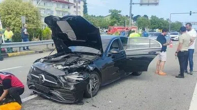 Galatasaraylı futbolcu trafik kazası geçirdi