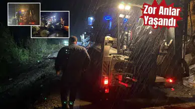 Kemer’de Yol Çöktü! Mahsur Kalanlar İçin Hayat Durdu