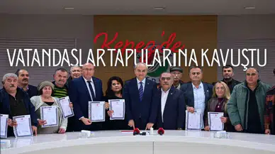 Kepez’de 20 Yıllık İmar Sorunu Çözüldü! Tek Tıkla Tapu Alınacak!