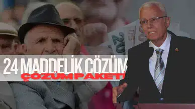 Emekliler Sıraladı! Emeklilerin Sorununu Çözecek 24 Madde!