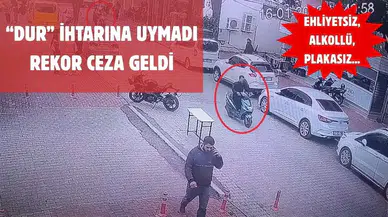 Manavgat’ta Polisten Kaçan Motosikletliye Ağır Fatura!