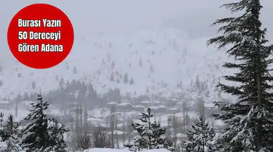 Adana’nın Zirvesinde Masal Gibi Kış