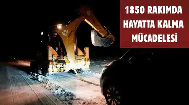 Mersin’de Karla Kaplı Yayla Yolunda Zorlu Kurtarma Operasyonu