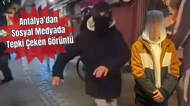 Kaleiçi’nde Bisiklet Süren Çocuğa Maskeli Tehditte Flaş Gelişme!