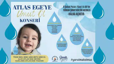 Atlas Ege İçin 'Umut' Konseri Düzenlenecek