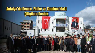 CHP Antalya’dan Afet Bölgesindeki Çiftçilere Sera Naylonu Desteği