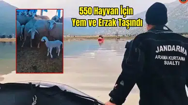 İbradı'da Jandarma ve AFAD Botlarla Yaylaya Çıktı