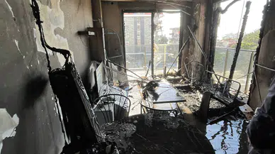 Alanya'da 5 Katlı Binada Yangın