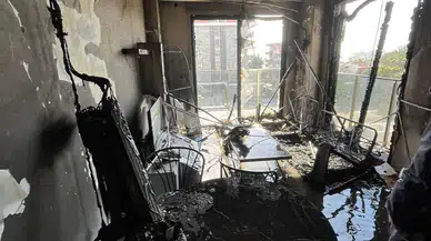 Alanya’da Alevler Yükseldi: 5 Katlı Apartmanda Panik