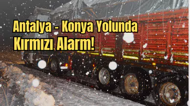 Alacabel Geçidi'nde Kar Sürprizi