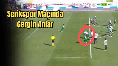 Erzurumspor FK 4-0 Serikspor Maçında Gergin Anlar