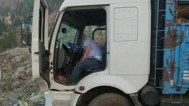 Antalya'da kamyon sürücüsü direksiyon başında ölü bulundu