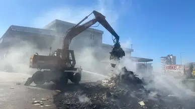 Serik Sanayi Sitesi’nde Korkutan Yangın