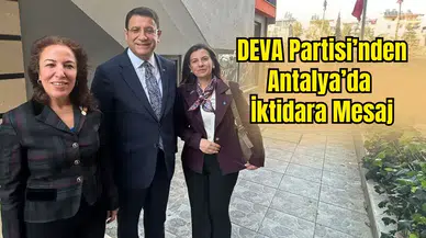 İdris Şahin’den Antalya’da Adaletli Yönetim Çağrısı