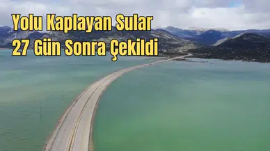 Antalya-Konya Kara Yolunda Bir Ay Sonra İlk Geçiş