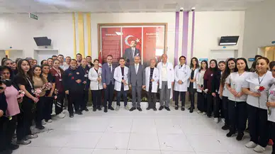 Başkan Kocagöz’den Tıp Bayramı’nda Anlamlı Ziyaret: "Sizler Umudun Adısınız"