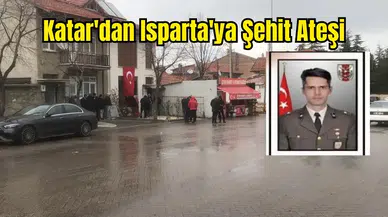 Katar Şehidi Binbaşı Sinan Taştekin'in Isparta'daki Baba Ocağında Yas Var