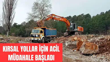 Alanya’da Heyelan Sonrası Yol Seferberliği: Kırsal Ulaşım Yeniden Açılıyor
